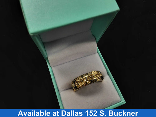Women's Ring - Anniversary - Yellow Gold 10k (.417) 5.3 grams Size 20