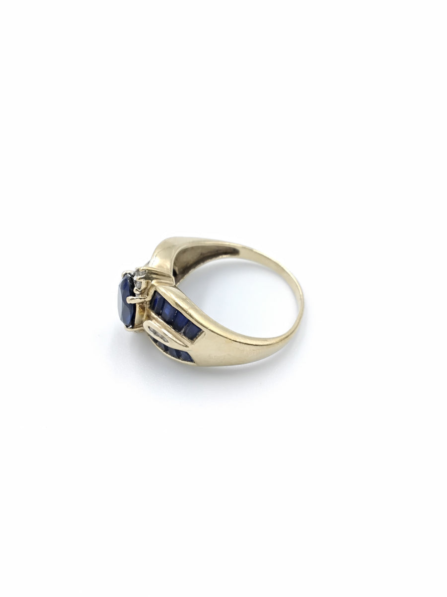 Women's Ring - Yellow Gold 10k (.417) 4.7 grams Size 9