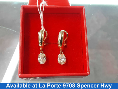 Earrings - Yellow Gold 10k (.417) 1.3 grams