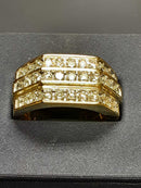 Men's Ring - Yellow Gold 10k (.417) 7.6 grams Size 11