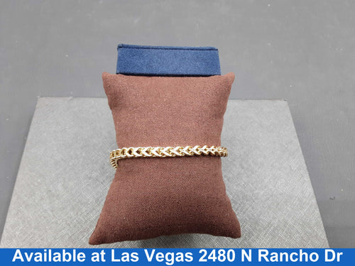 Fox Tail Bracelet - Yellow Gold 14k (.585) 8.7 grams 9 inch