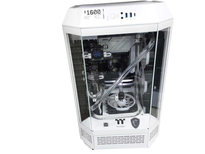 Thermaltake Tower 300 Amd Ryzen 7 Pro 64 Gb 2 Tb White Desktop