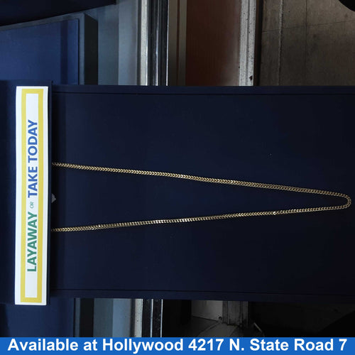 Fox Tail Chain - Yellow Gold 10k (.417) 9.8 grams 24 inch