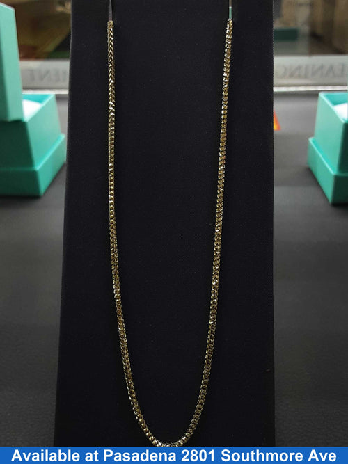 Fox Tail Chain - Yellow Gold 10k (.417) 7.8 grams 21 inch