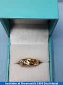 Ring - Wedding Band - Yellow Gold 14k (.585) 3.8 grams Size 7.5