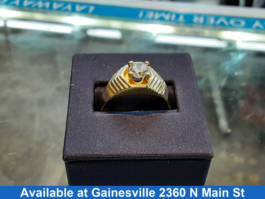 Men's Ring - Yellow Gold 14k (.585) 6.4 grams Size 10