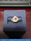 Women's Ring - Yellow Gold 14k (.585) 2.6 grams Size 6.5