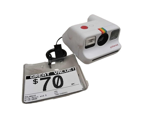 Polaroid White Film Point and Shoot Camera