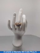 Women's Ring - Yellow Gold 14k (.585) 12 grams Size 5.5