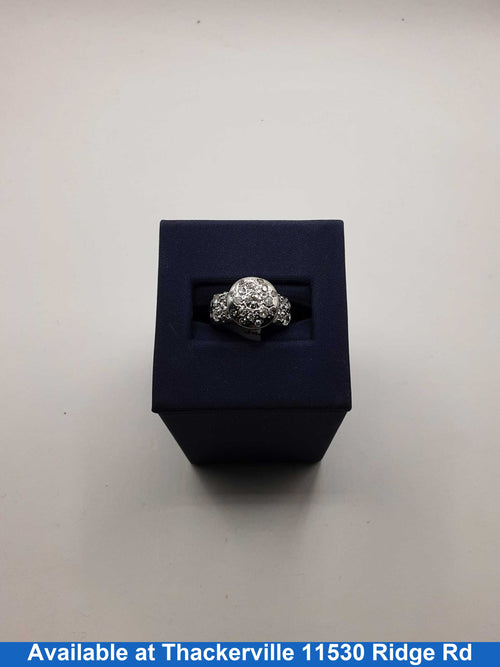 Women's Ring - White Gold 14k (.585) 5.5 Grams Size 4.5