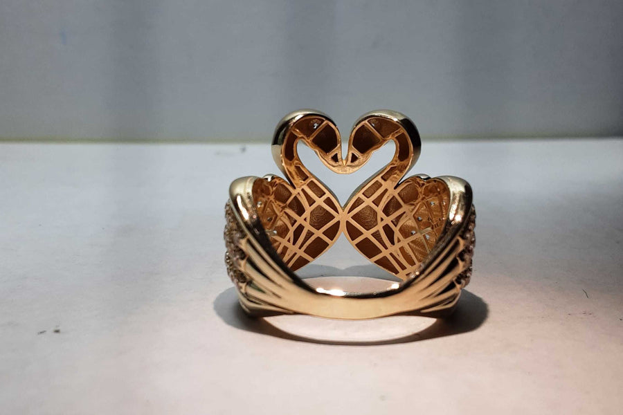 Women's Ring - Yellow Gold 14k (.585) 8.7 grams Size 10
