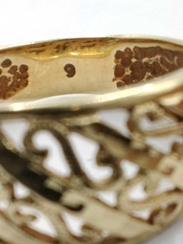 Women's Ring - Yellow Gold 14k (.585) 4.7 grams Size 9