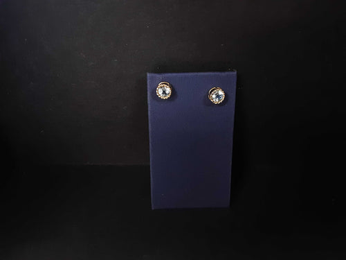 Double Stud Earring - Yellow Gold 14k (.585) 0.9 grams