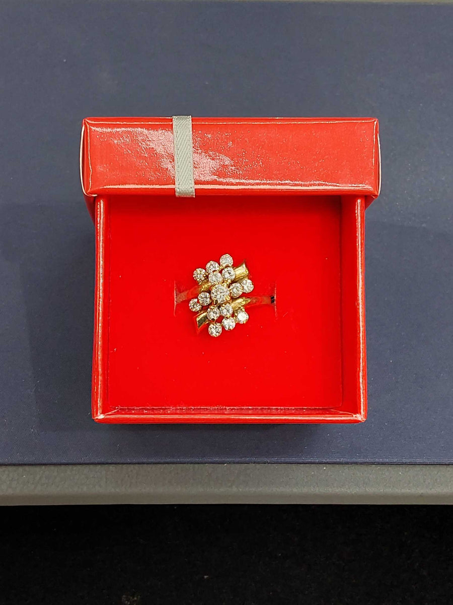 Women's Ring - Yellow Gold 14k (.585) 4.5 grams Size 8.5