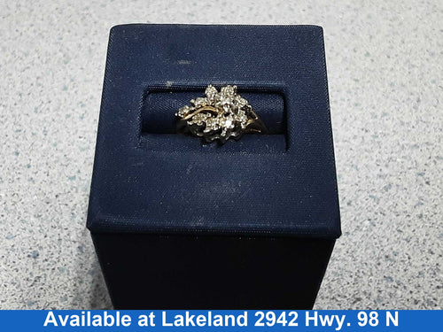 Women's Ring - Yellow Gold 14k (.585) 2.8 grams Size 8