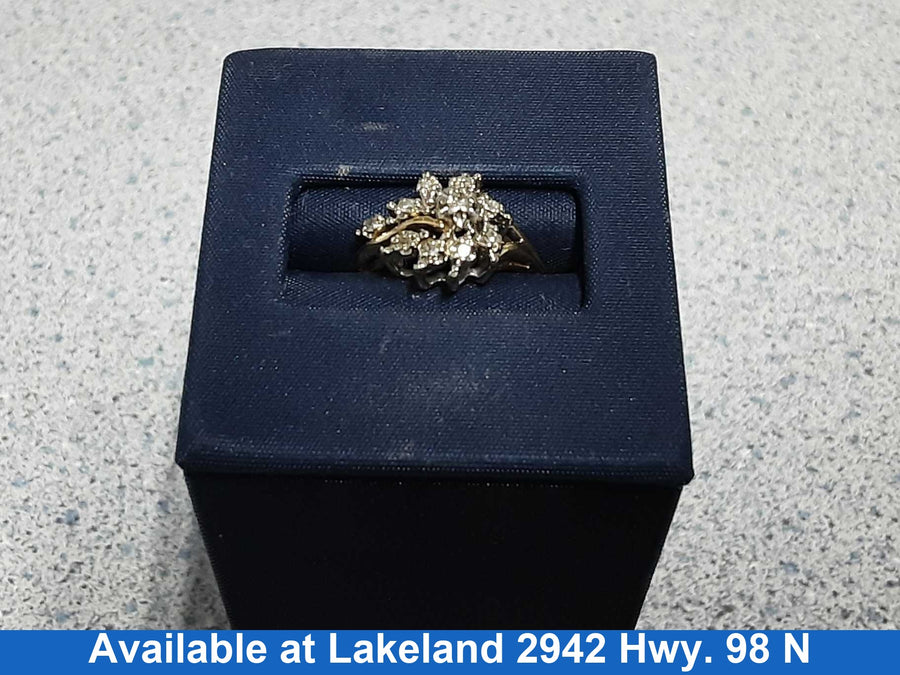 Women's Ring - Yellow Gold 14k (.585) 2.8 grams Size 8
