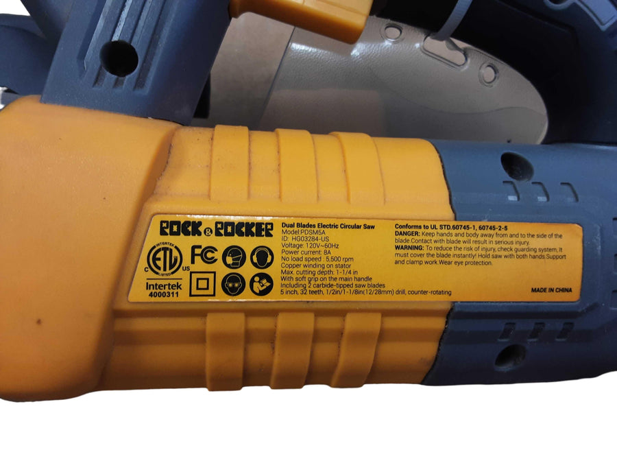 Rock And Rocker Pdsm5a Yellow Corded Grinder