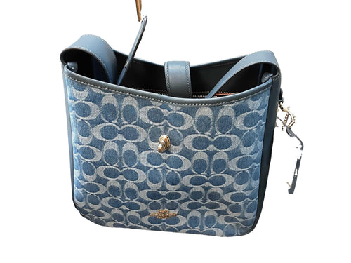 Coach L8061-qdbcd Blue Purse / Handbag