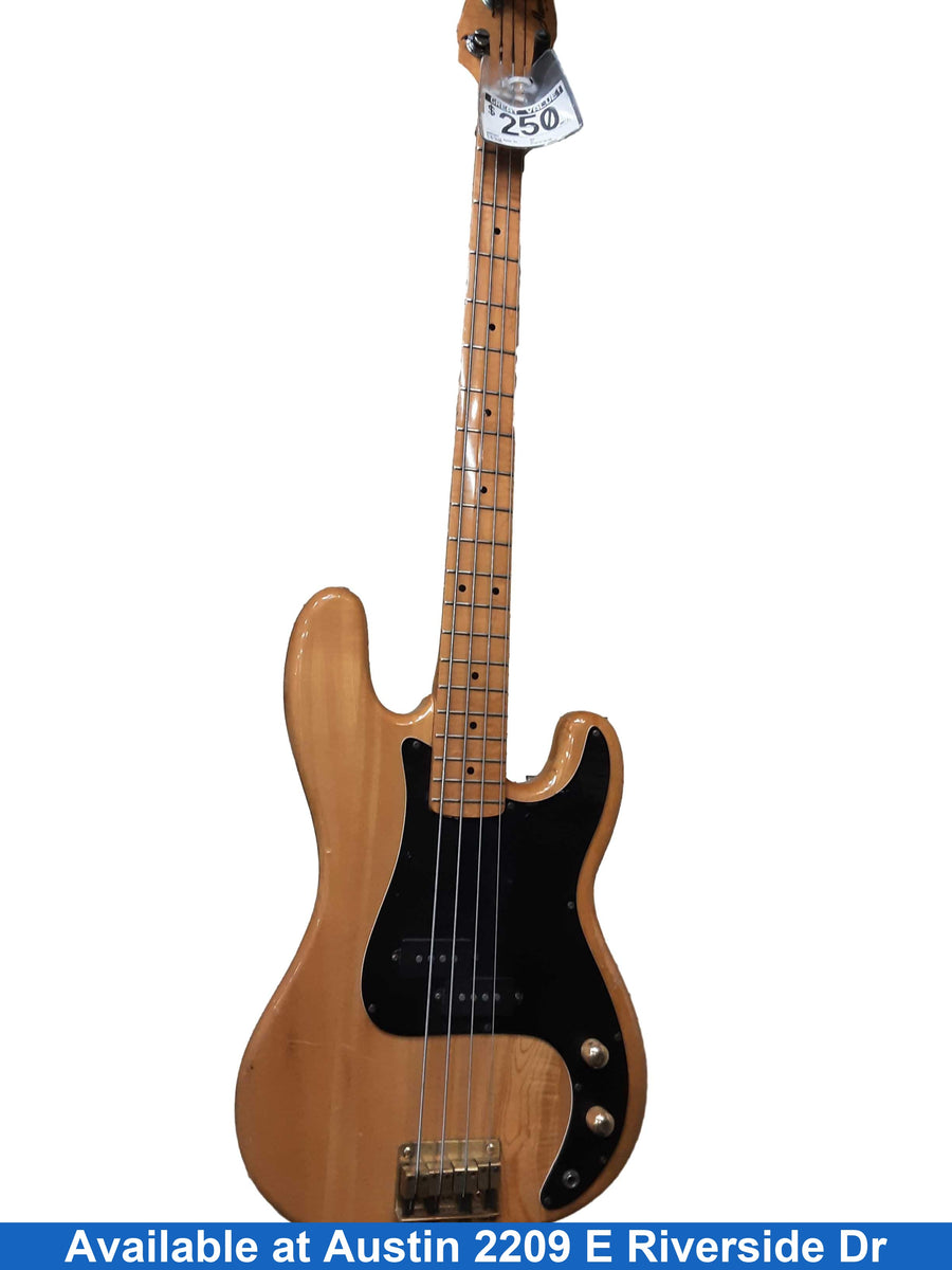 Harmony Beige / Tan Electric Bass Guitar