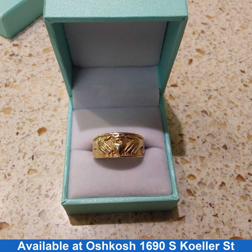 Men's Ring - Yellow Gold 14k (.585) 5.5 grams Size 20