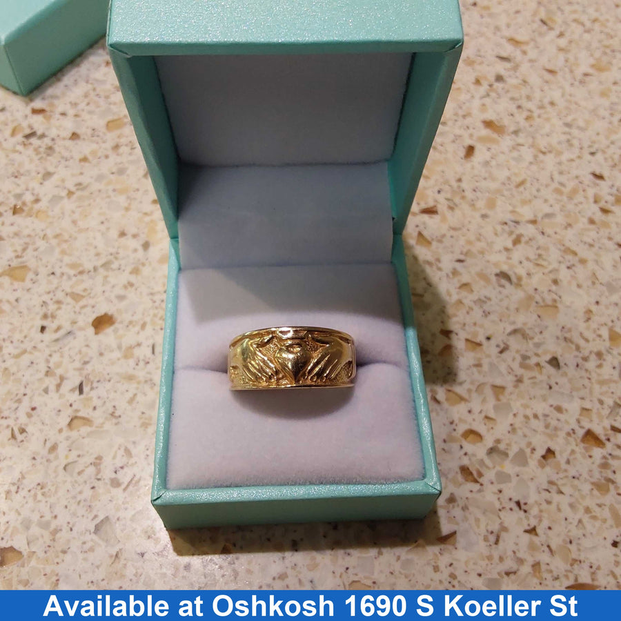 Men's Ring - Yellow Gold 14k (.585) 5.5 grams Size 20