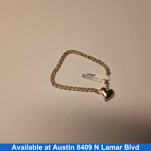Bracelet - Yellow Gold 14k (.585) 4.3 grams 14 inch