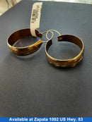 Hoop Earrings - Yellow Gold 10k (.417) 6.1 grams