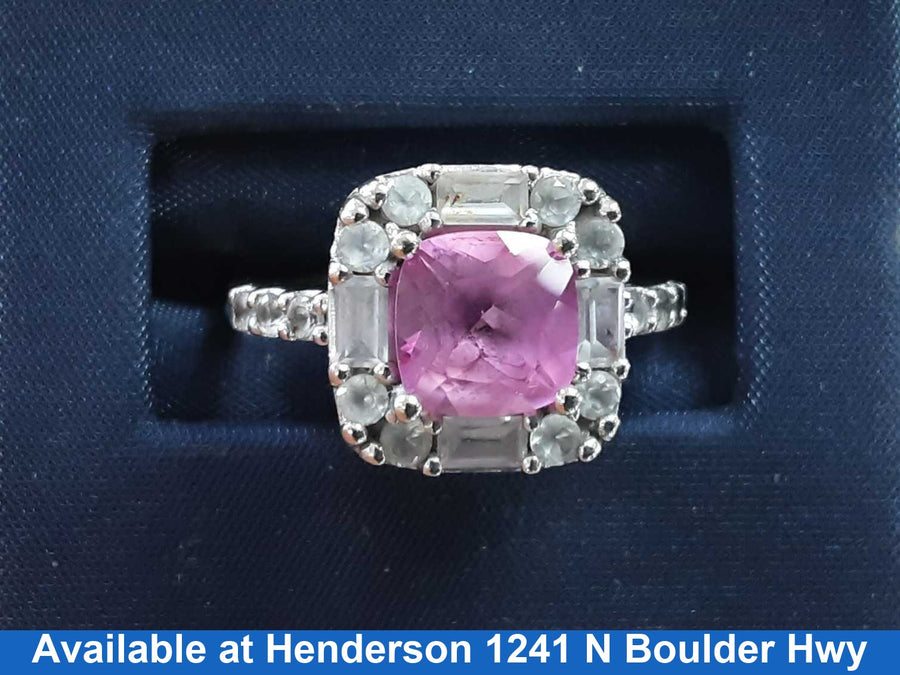 Women's Ring - White Gold 10k (.417) 3.1 grams Size 20
