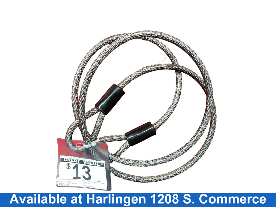 Master Lock Cable Lock Black