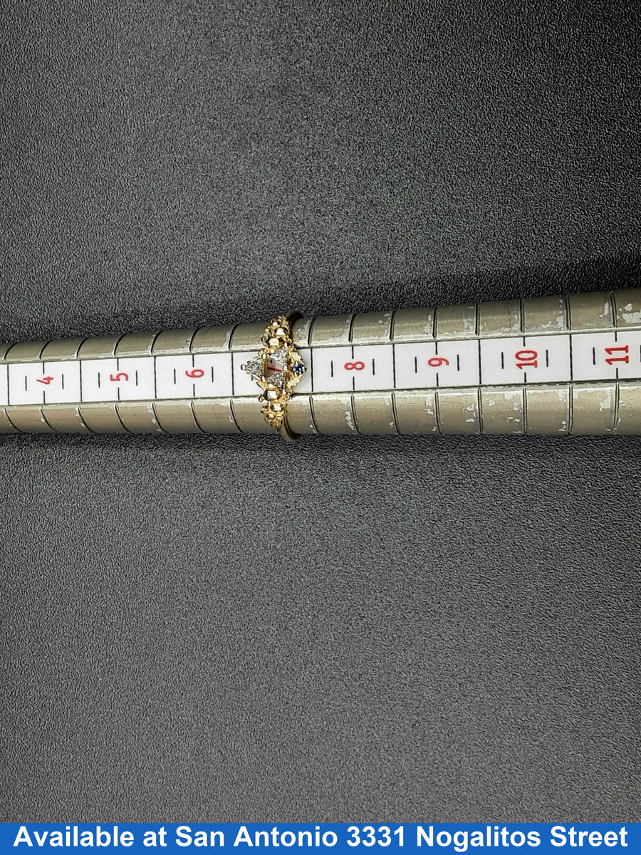 Women's Ring - Yellow Gold 14k (.585) 2.4 grams Size 7.5