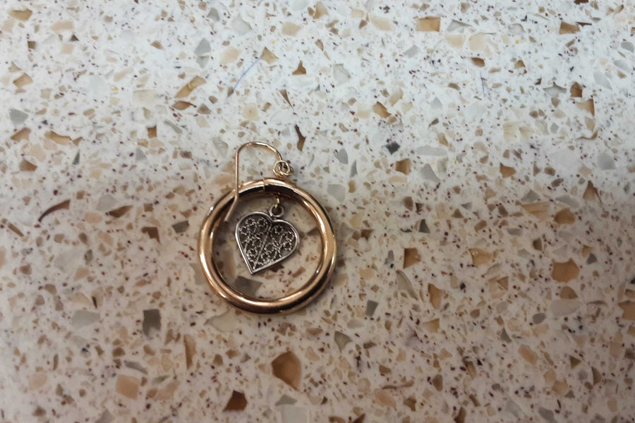 Bangle Earrings - Yellow Gold 10k (.417) 4.4 grams
