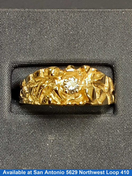 Men's Ring - Yellow Gold 14k (.585) 8.4 grams Size 12