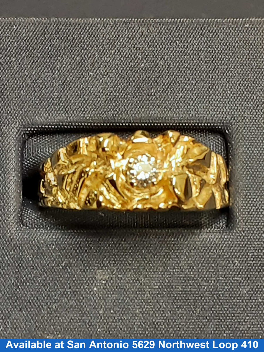 Men's Ring - Yellow Gold 14k (.585) 8.4 grams Size 12