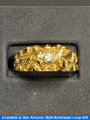 Men's Ring - Yellow Gold 14k (.585) 8.4 grams Size 12
