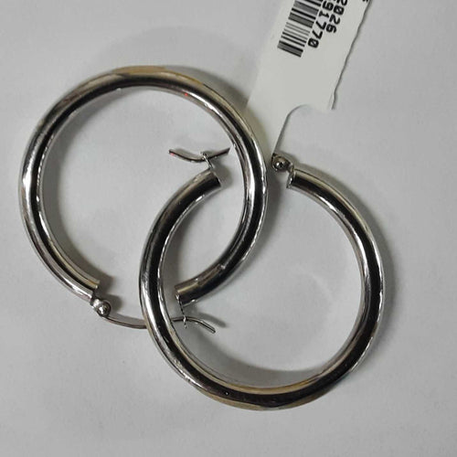 Bangle Earrings - White Gold 14k (.585) 2.2 grams