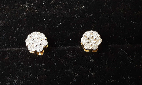 Earrings - Yellow Gold 10k (.417) 1.7 grams