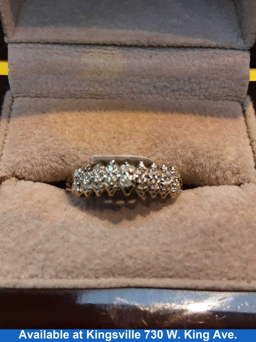 Women's Ring - Yellow Gold 10k (.417) 2.2 grams Size 8