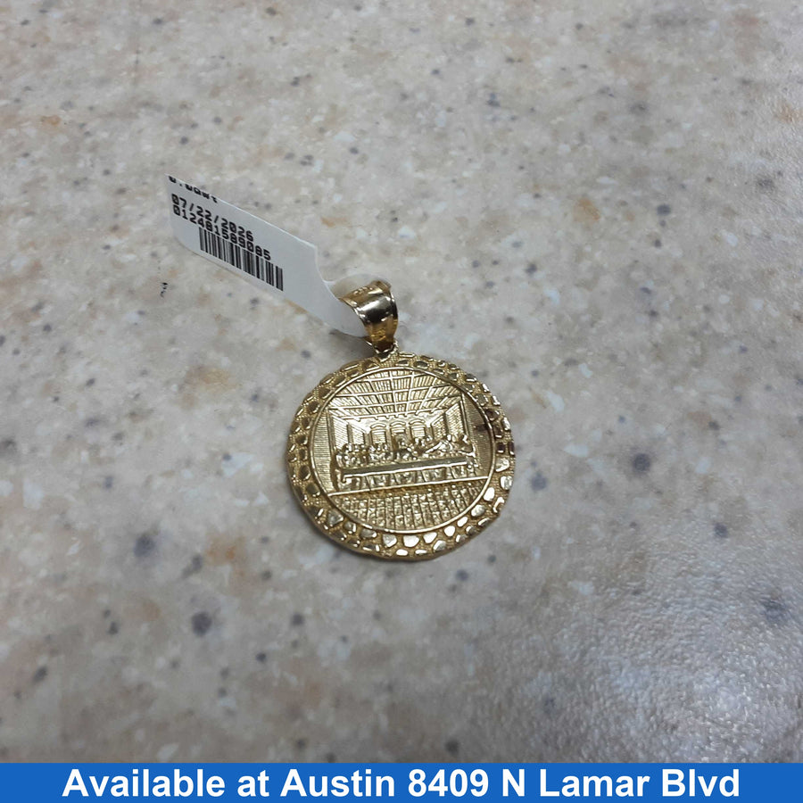 Religious Pendant - Yellow Gold 10k (.417) 2.5 grams