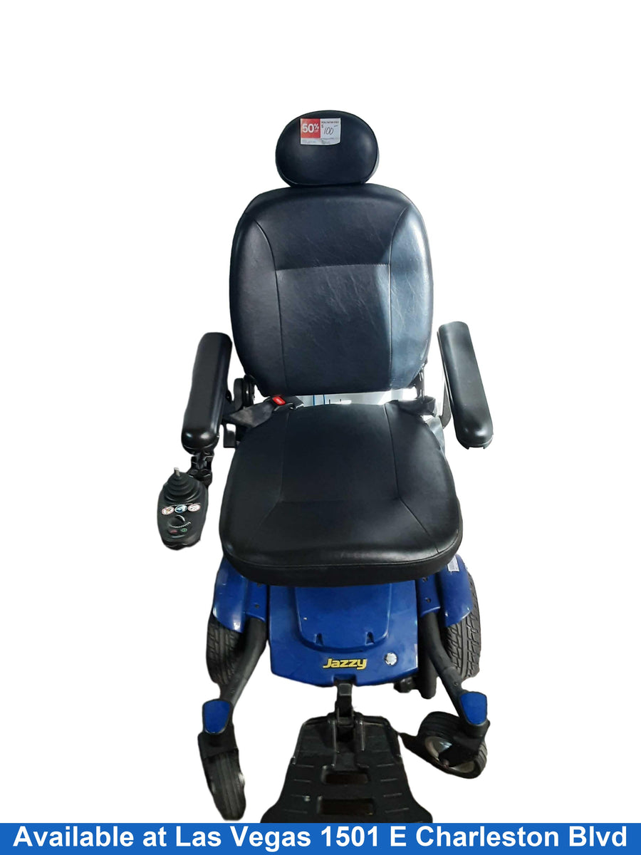 Jazzy Nnv Blue Manual Wheelchair