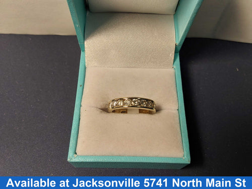 Ring - Wedding Band - Yellow Gold 14k (.585) 3.2 grams Size 6