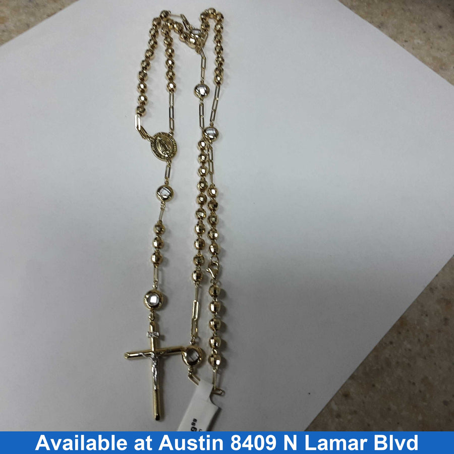 Bead Chain - Yellow Gold 14k (.585) 17.9 grams 26 inch