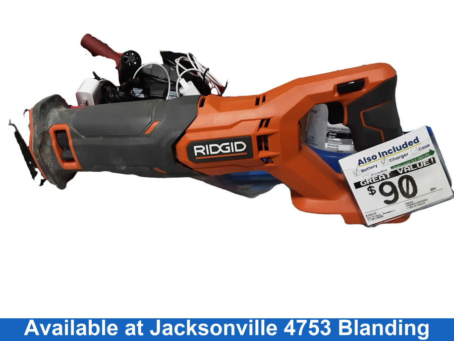 Ridgid R8646 Orange Cordless Reciprocating Saw