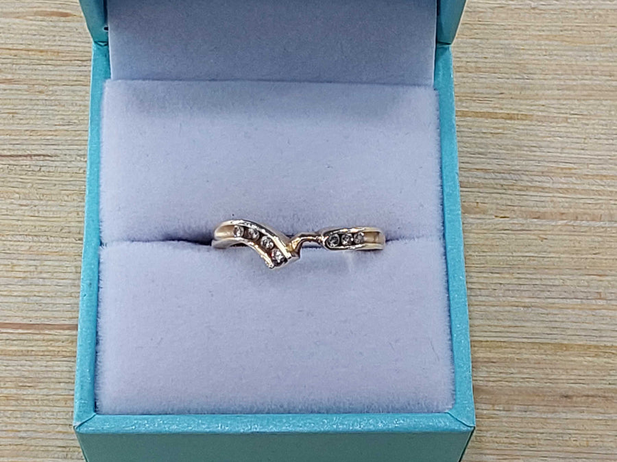 Women's Ring - Yellow Gold 14k (.585) 3.4 grams Size 6