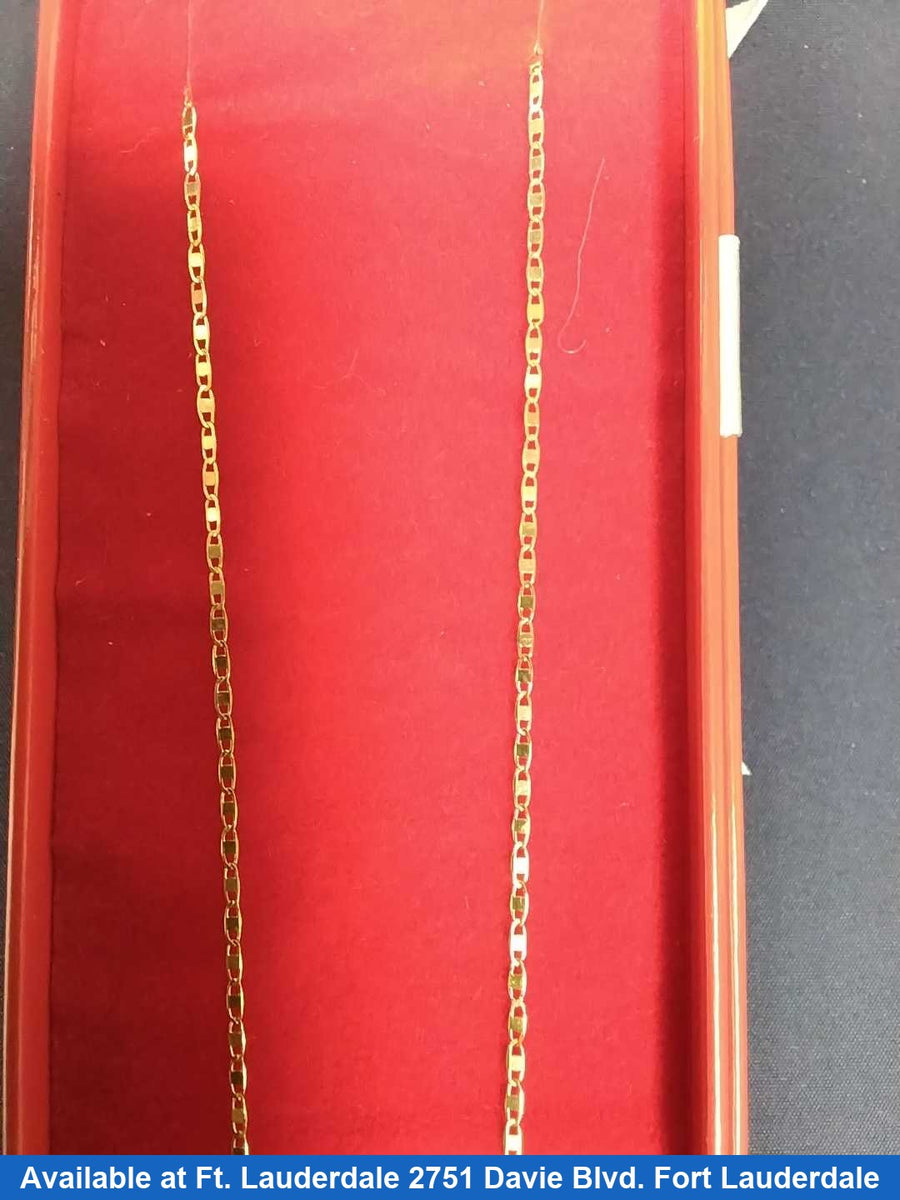 Chain - Yellow Gold 18k (.750) 1.4 grams 17 inch