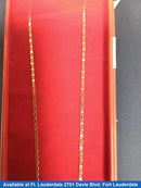 Chain - Yellow Gold 18k (.750) 1.4 grams 17 inch
