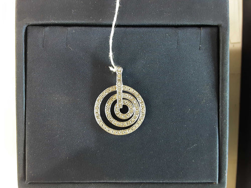 Diamond Pendant - White Gold 10k (.417) 2.6 grams