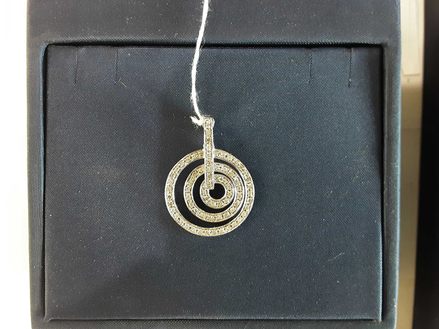 Diamond Pendant - White Gold 10k (.417) 2.6 grams