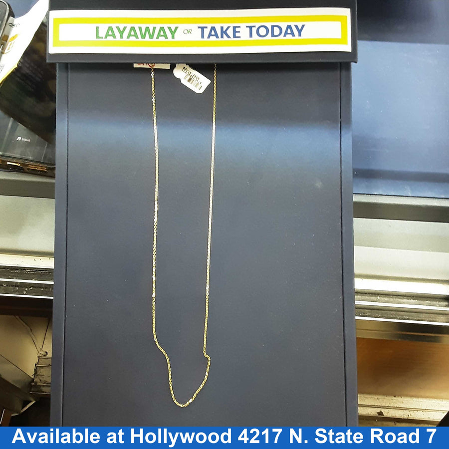 Chain - Yellow Gold 10k (.417) 2.3 grams 16 inch
