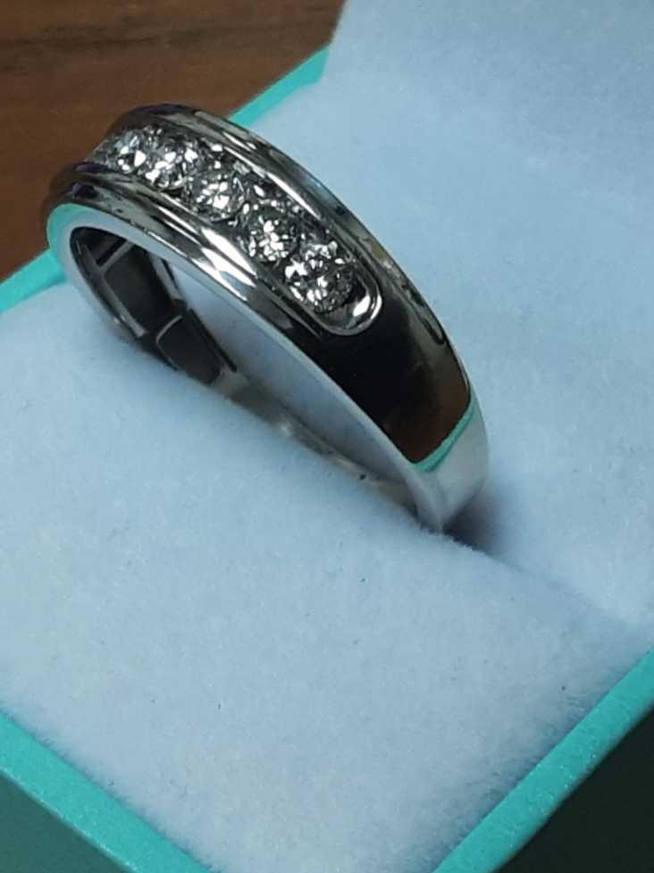 Ring - Wedding Band - White Gold 10k (.417) 4.1 grams Size 12