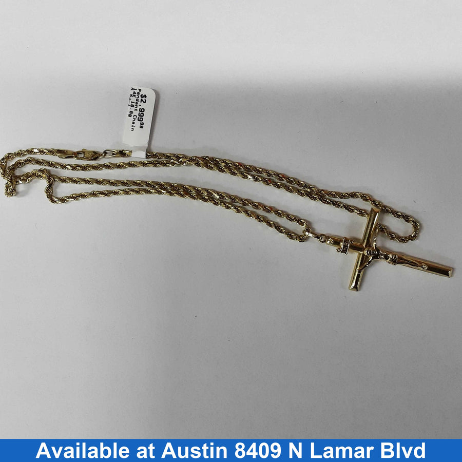 Chain - Yellow Gold 14k (.585) 18.8 grams 25 inch